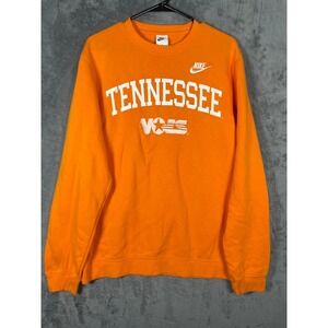 Nike Tennessee Volunteers Vols Crewneck Sweatshirt Orange Mens Large Embroidered